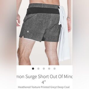 Lululemon Surge Short Out Of Mind Liner 4"